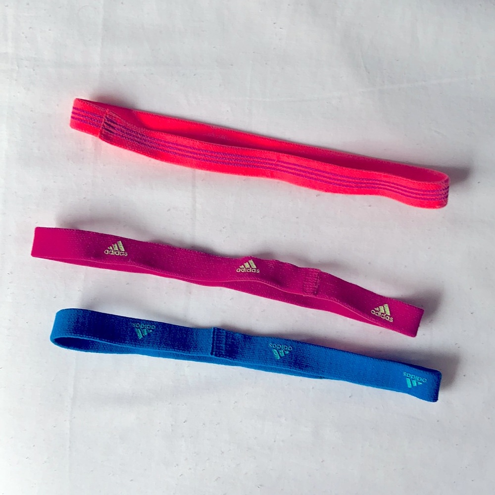 Set of three adidas headbands